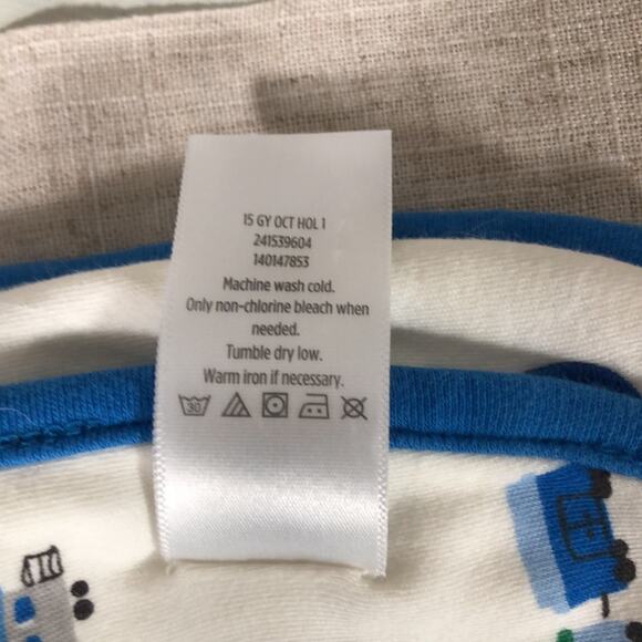 Vintage Gymboree CHOO CHOO Train Reversible Baby Blanket - Picture 5 of 11